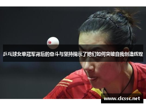 乒乓球女单冠军背后的奋斗与坚持揭示了她们如何突破自我创造辉煌
